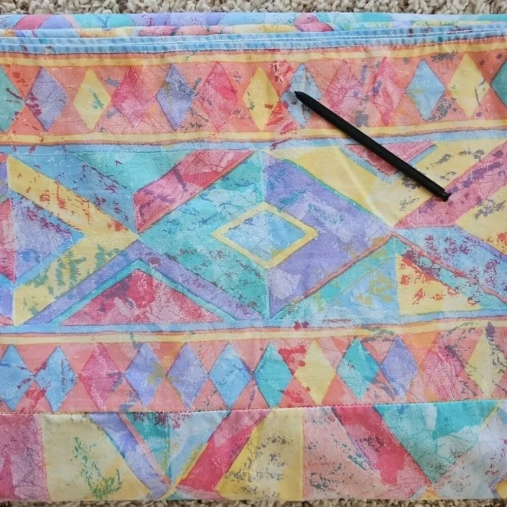 Wamsutta Supercale Sundance Twin Fitted Flat Sheets Vintage Southwest Geometric